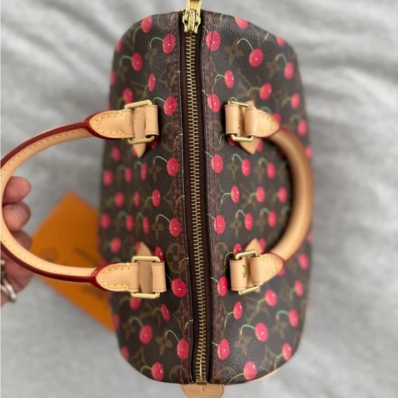 Spa Fresh 2005 Louis Vuitton Monogram Cherry Speedy 25 - Picture 12 of 16